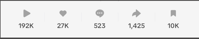 192K views, 27K likes, 10K saves